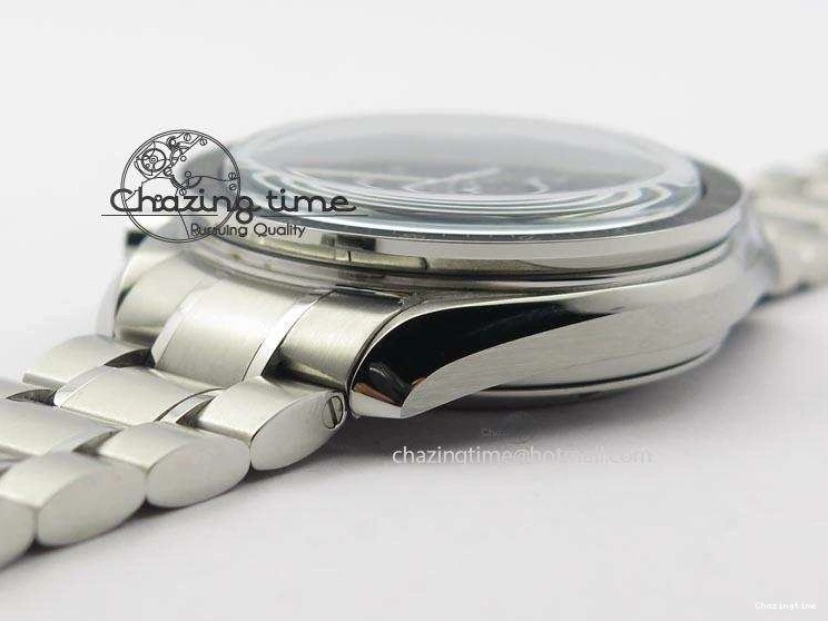 0516 Refined Speedmaster 50th Anniversary Black Dial On SS Bracelet 8232